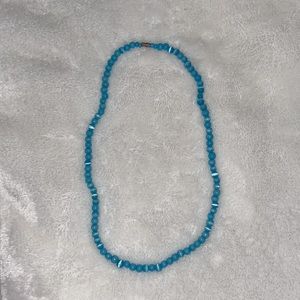 Gorgeous blue beaded necklace